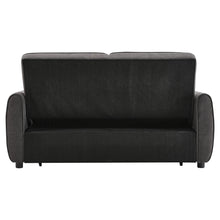 Load image into Gallery viewer, Grey Convertible Sofa Bed with 2 Pillows