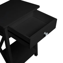 Load image into Gallery viewer, Wooden One Drawer Bedside Table