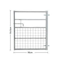 Load image into Gallery viewer, Durable and Rust-Resistan Half Mesh Metal Field Farm Gate Farm Gates Living and Home