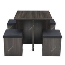 Load image into Gallery viewer, Table and 4 Stools Set Living and Home