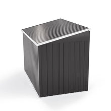 Load image into Gallery viewer, Livingandhome Steel Trash Can Recycle Bin Enclosure Storage Shed