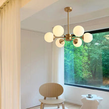 Load image into Gallery viewer, Lightsin Post-Modern Creative Copper Globe Chandelier Lightsin