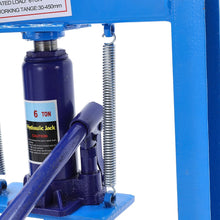 Load image into Gallery viewer, 6/12/20Ton Blue Hydraulic Shop Press with Press Plates Workshop Presses Living and Home