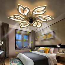 Load image into Gallery viewer, 65cm Dia. Modern Flower Shape Ceiling Fan with Light Ceiling Fans Living and Home