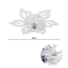 Load image into Gallery viewer, 65cm Dia. Modern Flower Shape Ceiling Fan with Light Ceiling Fans Living and Home
