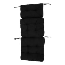 Load image into Gallery viewer, Livingandhome Adirondack Patio Chair Cushion - Black