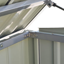 Load image into Gallery viewer, Livingandhome Steel Trash Can Recycle Bin Enclosure Storage Shed