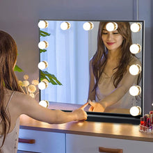 Load image into Gallery viewer, Rectangle LED Makeup Vanity Mirror LED Make Up Mirrors Living and Home