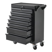Load image into Gallery viewer, Lockable 7 Drawer Tool Trolley Rolling Cabinet Tool Storage Cabinets Living and Home