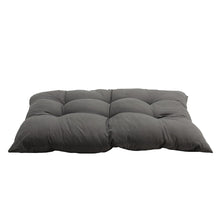 Load image into Gallery viewer, Livingandhome Rectangular Tufted Bench Cushion Seat Pad - Dark Grey