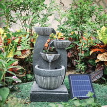 Load image into Gallery viewer, Water Fountain Rockery Decoration Solar Powered for Outdoor Decoration