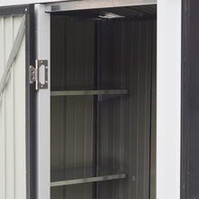 Load image into Gallery viewer, 3X5 Metal Storage Shed with Rack Patio Garden Tool House Garden Sheds Living and Home