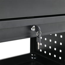 Load image into Gallery viewer, 3 Tier Rolling Tool Cart with Lockable Drawer Tool Storage Cabinets Living and Home