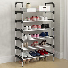 Load image into Gallery viewer, Livingandhome 6 Tiers Shoe Rack Organizer Stackable Space Saving Shoe Shelf