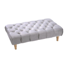 Load image into Gallery viewer, Livingandhome Vintage Button-tufted Rectangular Velvet Footstool, ZH0841 Living and Home