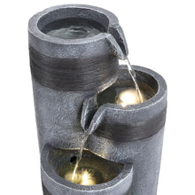 Load image into Gallery viewer, Outdoor Decor Solar-Powered Water Fountain Decor with LED Light Living and Home
