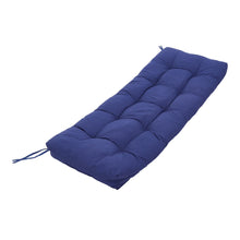 Load image into Gallery viewer, Livingandhome Outdoor Patio Bench Seating Cushion - Blue