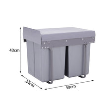 Load image into Gallery viewer, Kitchen Double/Triple Bin Cupboard Pull-out Kitchen Cabinets Living and Home