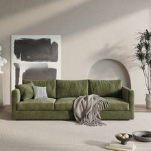 Load image into Gallery viewer, Cottonfy Retro Elegance Luxe Fabric Sofa with Mid-Century Charm Cottonfy UK Green-Preorder 3 Seater