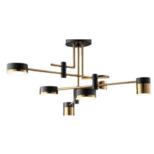 Load image into Gallery viewer, Lightsin Minimalist Gold and Black Ceiling Light Lightsin