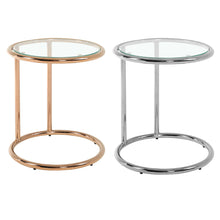 Load image into Gallery viewer, Dia.45cm Glass End & Side Table Furniture Living Room Round Sofa Table Tea Table End Table Living and Home