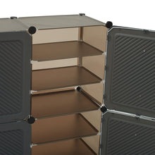 Load image into Gallery viewer, Modern Grey Shoe Storage Cabinet Cabinets Living and Home