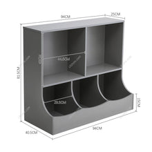 Load image into Gallery viewer, 2-Tier Open Style Toy and Book Storage Organizer Living and Home