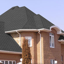 Load image into Gallery viewer, 18/36Pcs Asphalt Shingles Bitumen Roofing Hexagon Shape - Black/Gery Roofing Living and Home Grey 36Pcs