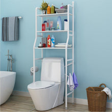 Load image into Gallery viewer, 3 Tiers Metal Bathroom Organizer Over Toilet Rack Storage Shelves Shower Caddies Living and Home White