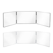 Load image into Gallery viewer, Foldable Tri-Fold Mirror with Extendable Adjustable Hanging Design for Makeup Living and Home Black + White