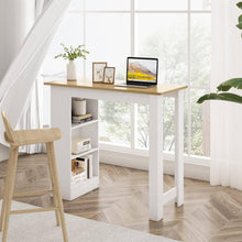 Load image into Gallery viewer, Modern Wooden Bar Table with Versatile Open Shelves Living and Home
