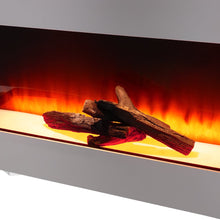 Load image into Gallery viewer, 50 Inch LED Electric Fireplace L Shaped Wall Mounted Electric Fire Fireplaces Living and Home