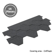 Load image into Gallery viewer, 18Pcs Asphalt Shingles Bitumen Roofing Hexagon Shape Roofing Living and Home