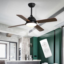 Load image into Gallery viewer, Ceiling Fan Light with LED Lamp & Remote Control 48Inch/42Inch Ceiling Light Living and Home 42inch