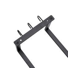 Load image into Gallery viewer, Modern Carbon Steel Wall Towel Rack with Hooks