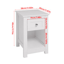 Load image into Gallery viewer, Small Side Table with Drawer for Living Room