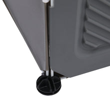 Load image into Gallery viewer, 8-Tier Dark Grey Shoe Cabinet