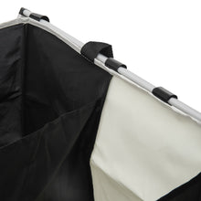 Load image into Gallery viewer, 3-Section Foldable Laundry Basket with Aluminum Frame