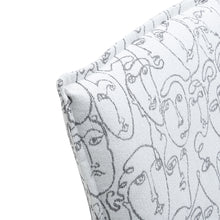 Load image into Gallery viewer, Modern Linen Accent Chair with Metal Base