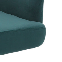 Load image into Gallery viewer, Modern Upholstered Swivel Armchair with Black Legs