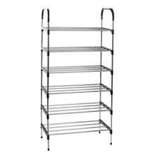 Load image into Gallery viewer, Livingandhome 6 Tiers Shoe Rack Organizer Stackable Space Saving Shoe Shelf