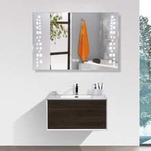 Load image into Gallery viewer, Modern Fog-Free LED Horizontal Bathroom Mirror, Surface Mount Living and Home