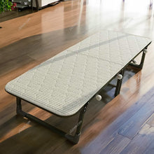 Load image into Gallery viewer, Metal Bifold Folding Bed With Wheels Living and Home
