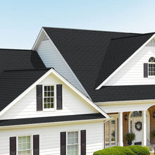 Load image into Gallery viewer, 18/36Pcs Premium Rectangular Asphalt Bitumen Waterproof Roofing Shingles Roofing Living and Home Black 36Pcs