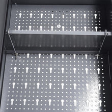 Load image into Gallery viewer, Wall Mounted Lockable Pegboard Tool Cabinet with A Lockable Door Cabinets Living and Home