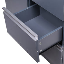 Load image into Gallery viewer, 80cm W Grey Sideboard Cabinet with 3 Drawers Cabinets Living and Home