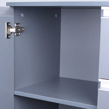 Load image into Gallery viewer, 80cm W Grey Sideboard Cabinet with 3 Drawers Cabinets Living and Home