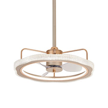 Load image into Gallery viewer, Lightsin 60cm Elegant 3-Blades Metal Ceiling Fan with LED Light Lightsin UK