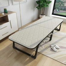 Load image into Gallery viewer, Metal Bifold Folding Bed With Wheels Living and Home