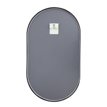 Load image into Gallery viewer, Modern Oval Metal Wall Mirror Black Bathroom Mirrors Living and Home